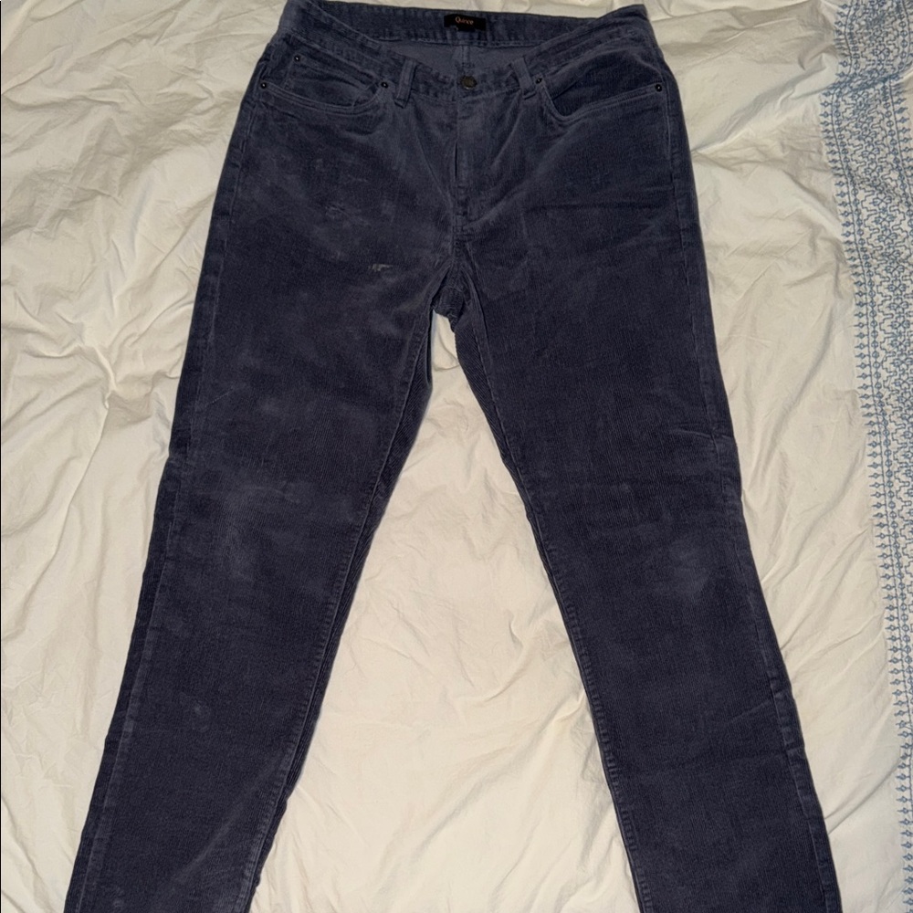 Quince Men’s Dark Blue Corduroy Pants Size 32x34